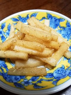 大根の胡麻油醤油炒め!-レシピのメイン写真