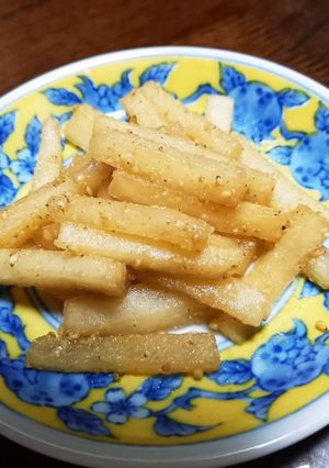 大根の胡麻油醤油炒め！-レシピのメイン写真