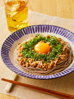 白だしで出来る!ツナと納豆の冷やしそば-レシピのメイン写真