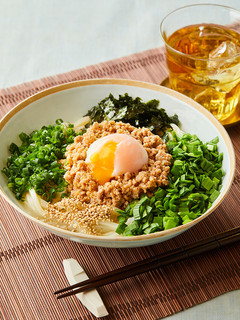 白だしで出来る!レンチン台湾風混ぜうどん-レシピのメイン写真