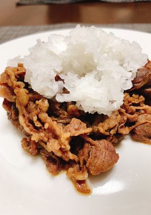 牛肉おろしがけ-レシピのメイン写真