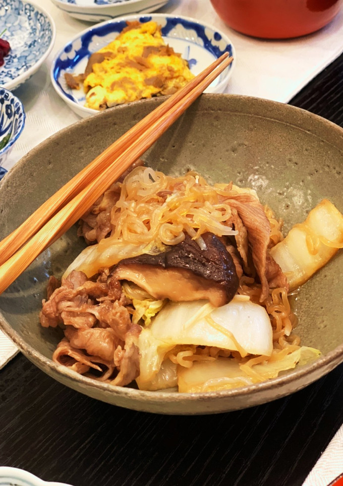 簡単♡すき焼きの残りでごった煮風-レシピのメイン写真