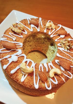 紅茶のシフォンケーキ 簡単デコレーション-レシピのメイン写真