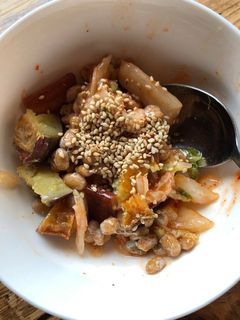 キムチ納豆+焼き芋-レシピのメイン写真