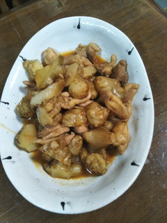 菊芋と鶏肉の簡単煮物-レシピのメイン写真