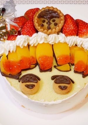 鬼滅の刃▲善逸サンタのクリスマスケーキ-レシピのメイン写真
