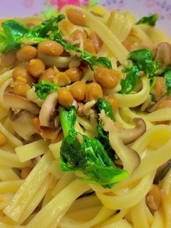 納豆パスタ-レシピのメイン写真