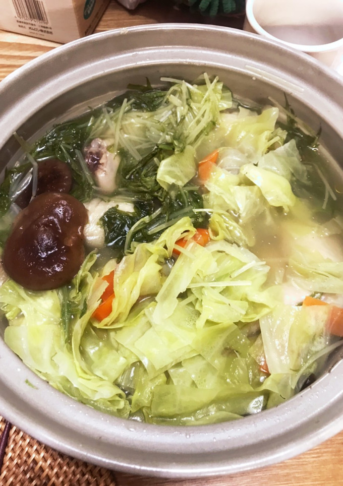 簡単　水炊き風鍋-レシピのメイン写真