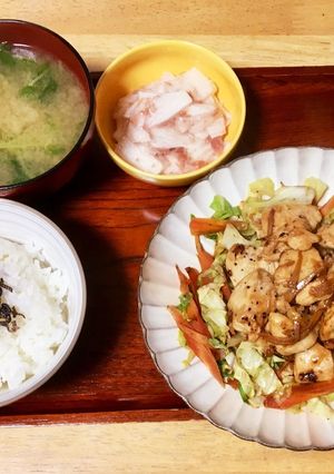 胸肉とキャベツの焼き鳥マヨ炒め-レシピのメイン写真