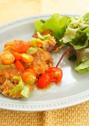 牛肉のカツレツトマトおろしソース-レシピのメイン写真