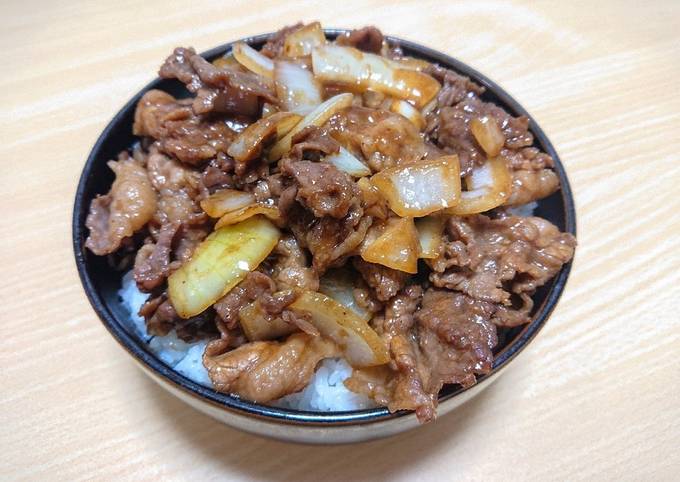 簡単男飯！ボリューム満点焼肉牛丼 by ☆ガンガン☆ 【クックパッド】 簡単おいしいみんなのレシピが392万品