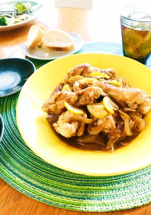 鶏手羽元のさっぱりレモン煮-レシピのメイン写真