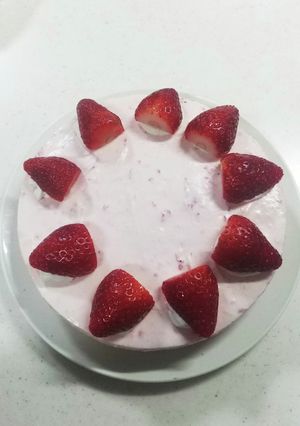 いちごのレアチーズケーキ☆-レシピのメイン写真