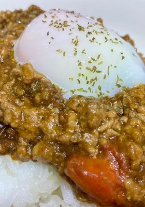 レンジで簡単キーマカレー-レシピのメイン写真