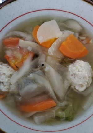 野菜とメカジキ団子汁★-レシピのメイン写真