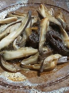 大きいヒラタケ・とろろ昆布の焼きキノコ-レシピのメイン写真