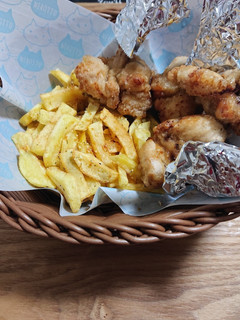 チューリップの唐揚げ。ポテト。-レシピのメイン写真