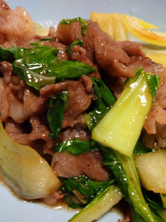 牛肉とチンゲン菜の炒め物-レシピのメイン写真