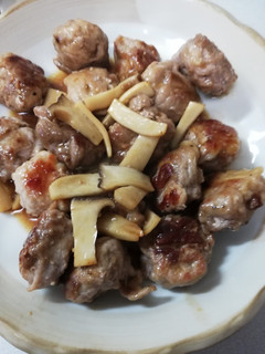 豚こまのまるめ焼き-レシピのメイン写真