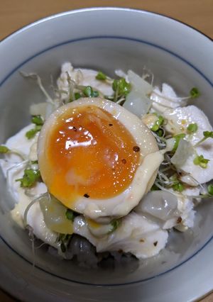 簡単サラダチキンde親子丼-レシピのメイン写真