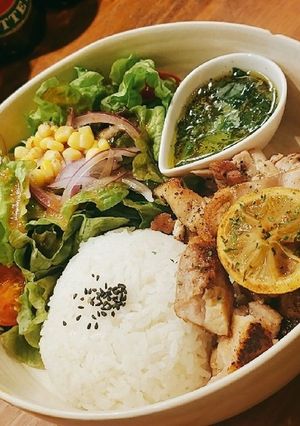 簡単！塩レモンバジルチキンステーキ☆-レシピのメイン写真
