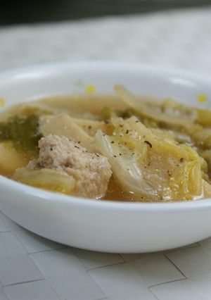 鶏団子と白菜のスープ煮-レシピのメイン写真