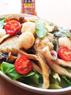 タラとホタテのホットサラダ-レシピのメイン写真