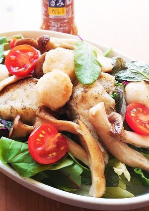 タラとホタテのホットサラダ-レシピのメイン写真