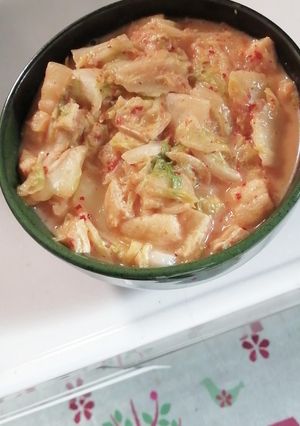 キムチうどん-レシピのメイン写真