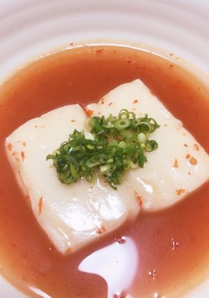 餅の激辛あんかけ-レシピのメイン写真