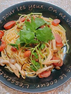 ★☆三つ葉たっぷり塩昆布の和風パスタ☆★-レシピのメイン写真