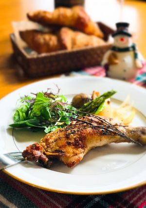 X'masにオススメ♡鶏もも肉のコンフィ-レシピのメイン写真