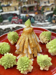 ちくわ2本でクリスマスツリー-レシピのメイン写真