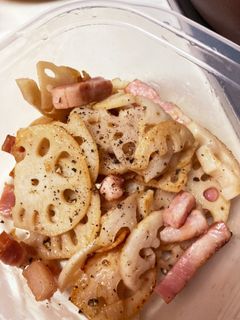 ブラックペッパーが合う洋風レンコン-レシピのメイン写真