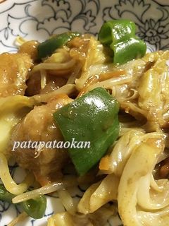 簡単♡ムネ肉とキャベツのカレー炒め-レシピのメイン写真