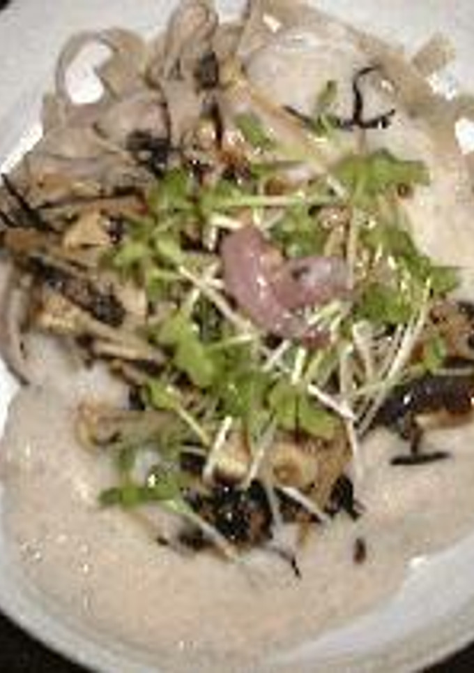 ★和風・そばパスタ＜きのこ＆とろろソース＞★-レシピのメイン写真