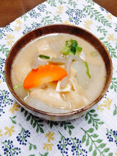 簡単♪けんちん汁(味噌タイプ)-レシピのメイン写真
