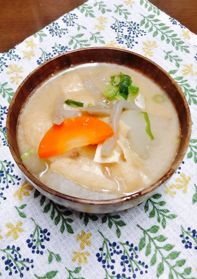 簡単♪けんちん汁（味噌タイプ）-レシピのメイン写真