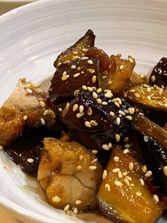 茄子と唐揚げのピリ辛甘酢炒め-レシピのメイン写真