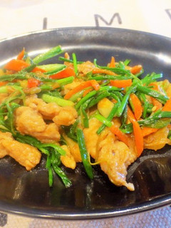 ノビル(ニラ)と豚肉の炒め-レシピのメイン写真