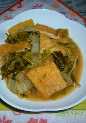 無加水鍋で京揚げと野菜の炊いたん-レシピのメイン写真