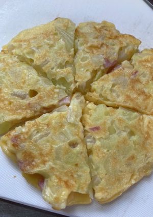 離乳食　完了期　お好み焼き風-レシピのメイン写真
