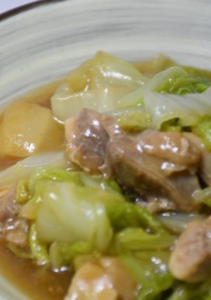 とろみであったか「白菜と鶏肉の和風あん」-レシピのメイン写真