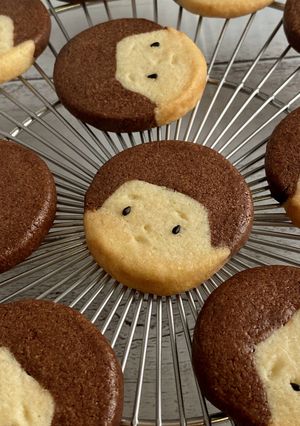 ＊おかっぱちゃんアイスボックスクッキー＊-レシピのメイン写真