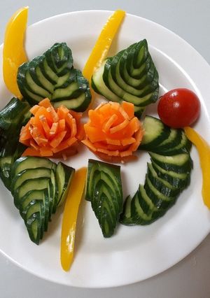 にんじんのバラ飾り切り（簡単）-レシピのメイン写真