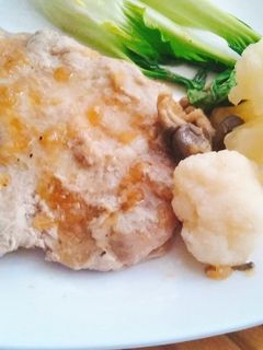 「わたしの料理」で豚肉ソテー-レシピのメイン写真