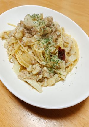 カリフラワーとオイルサーディンのパスタ-レシピのメイン写真