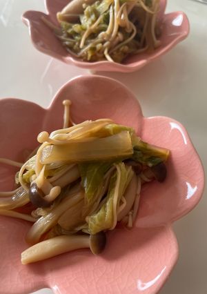 白菜と木の子の蒸し煮-レシピのメイン写真