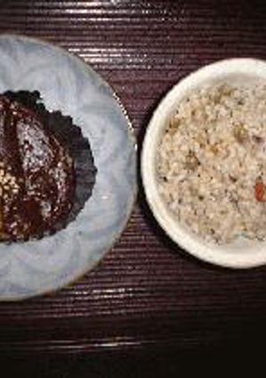 ★なす田楽＆発芽玄米雑穀ご飯★-レシピのメイン写真