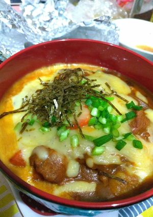 カレーチーズ丼-レシピのメイン写真